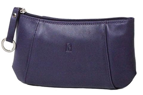 Gerard Henon Softline Gładka Skóra Krowia Makeup Case GH33595, Torebka Kuferek Kosmetyczny, fioletowy, Taille unique