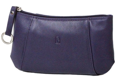 Gerard Henon Softline Gładka Skóra Krowia Makeup Case GH33595, Torebka Kuferek Kosmetyczny, fioletowy, Taille unique