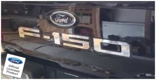 Vista 28 de Decal Mods Calcomanías de inserción para portón trasero 2021-2025 con incrustaciones de letras (calcomanía delgada) para Ford F150 (2021-2025) gris