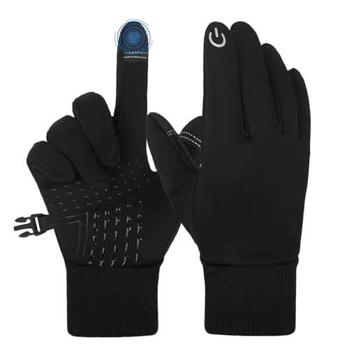 lifwimner Waterproof Winter Gloves for Men Women Touchscreen Warm Thermal Fleece Snow Driving...