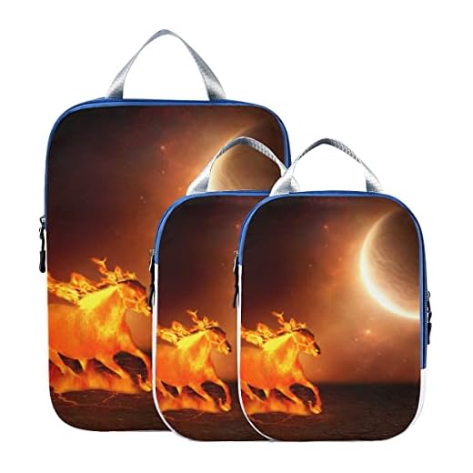 Organizador de maletas A Squirting Norwegian Forest Cat Bolsas de almacenamiento de viaje para equipaje Juego de cubos de embalaje expandible para equipaje de mano, viaje (juego de 3)