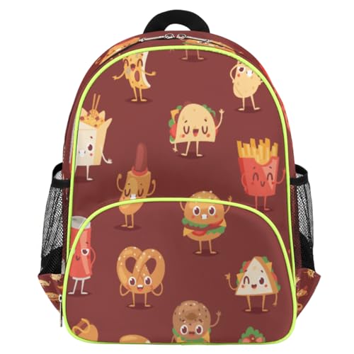 Sac à dos de voyage enfant hamburger pour créer des souvenirs inoubliables