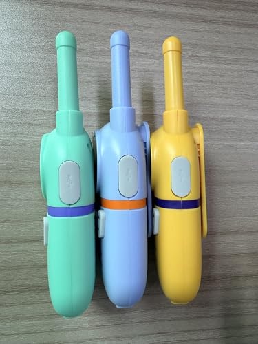 image for Inspireyes Walkie Talkies for Kids, Rechargeable Long Range 3 Pack, Ki