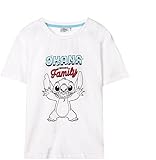 CAMISETA DE STITCH: Hemos creado nuestras camisetas de manga corta para que vistas a tu peque de la forma más adorable y cómoda posible. Están elaboradas en algodón 100% para ofrecer un extra de suavidad al tacto.