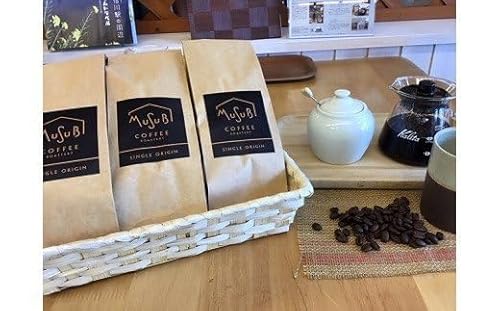 MUSUBI COFFEE 希少豆 セット[豆] ブルーマウンテンNo,1 トラジャ グァテマラ 直火焙煎 挽きたて 高級豆 新鮮