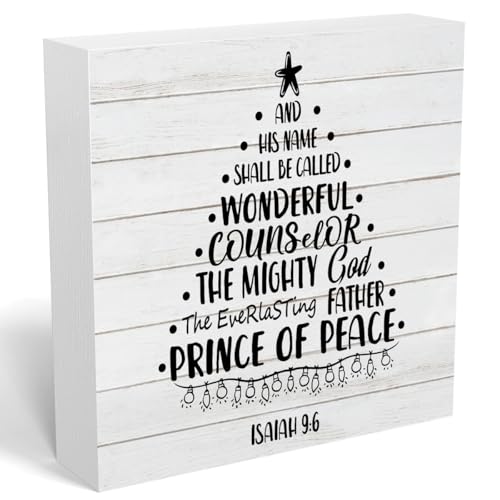 Funny Christmas Sign Christmas Tree Decor Christmas Decorations Indoor Winter Christmas Desk Accessories Decorations for Table Home Shelf Office Gifts for Women 5 X 5 Inch