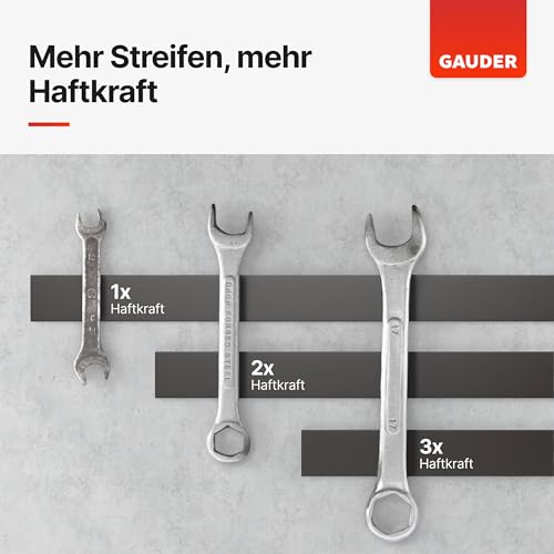 Selbstklebendes Magnetband von GAUDER – 3 Meter Magnetstreifen