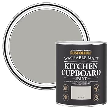 Rust-Oleum Grey Kitchen Cupboard Paint in Matt Finish - Bare Birch 750ml