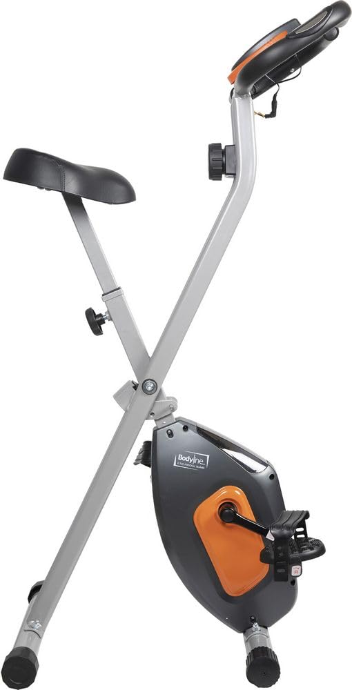Cyclette Bici da camera X-Bike Star pieghevole salvaspazio - regolatore di sforzo fino a 8 livelli - computer digitale multifunzionale - fitness a casa - Certificato Ce e EN957 | Salvaspazio, Regolatore di sforzo fino a 8 livelli, Computer digitale multif