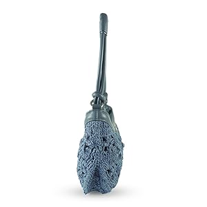 【新品】sam edelman bag 水色　ショルダー Sam Edelman Layla Floral Raffia Shoulder Bag - Denim Blue