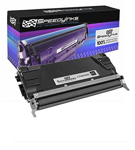 Speedy Inks Remanufactured Toner Cartridge Replacement for   High Yield (Black) Compatible with  C746DN C748DE C748DTE C748E C746DTN C746N - Lexmark C746H1KG
