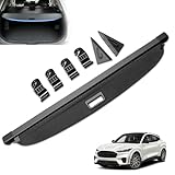 MIALUTY® Cargo Cover for 2021-2025 Ford Mustang Mach-E Retractable Trunk Cover Mustang Mach-E Accessories Anti-Peeping Anti-Theft Privacy Screen,Trunk Luggage Shield Shade Canvas