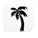 Coconut Tree Black Outline Cleaning Cloth Screen Cleaner 2pcs Suede Fabric