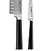 Ginsu Gourmet Chikara Series Forged 2-Piece Japanese Steel Santoku and Paring Knife Set – Cutlery Set with 420J Stainless Steel Kitchen Knives, 07103DS
