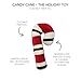 Pet Passion Multipack Stuffed Dog Toys Durable Cotton Canvas with Coconut Fill for All Pet Breeds, Candy Cane, One Size