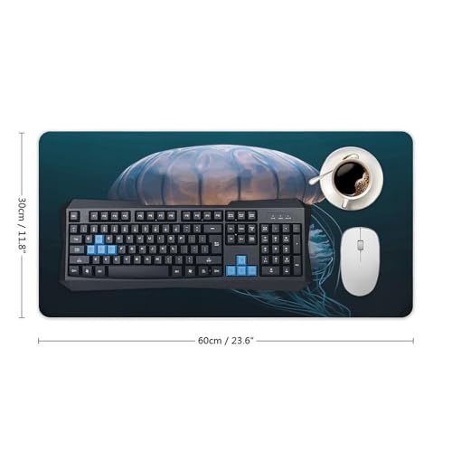 3D Jellyfish Desk Pad resistente y antideslizante 30x60cm miniatura 2