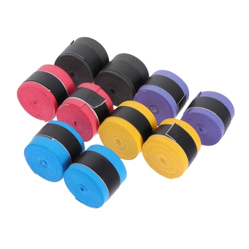 Abaodam Tread Tape Anti Slip for Rackets 10pcs Pu Material Grip Tapes Sweatband for Tennis