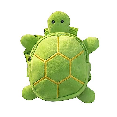 CATSELURRY Turtle Shape Dog Backpack for Outdoor Walking Pet Harness Bag Dogs Treat Bag Large Capacity Plush Backpack for Camping Dog Backpack Bag