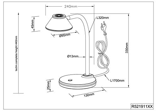Lampe de table compacte pour illuminer vos soirées lecture au salon - 5