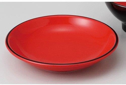 Set of 3 B&R 8.3 inches (21 cm) Deep Plates, 8.4 x 1.6 inches (21.3 x 4.2 cm), 44.2 fl oz (1250 cc), 14.8 oz (420 g), Tsukemen, Sobadoro, Ryokan, Japanese Tableware, Restaurants, Commercial Use,