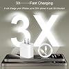 Cargador iPhone 17 16 15 Carga rápida 3+3Pack 20W USB C Cargador de pared con cable de carga rápida de 6 pies compatible con iPhone 17/17 Air/17 Pro/17 Pro Max/iPhone 16/15 Series, iPad Pro/AirPods 3