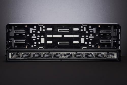 Soporte de matrícula LED antivibración para evitar roturas en grúas 4