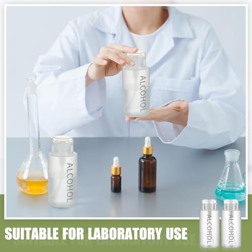 Image of Layhit 12 Pcs 10 Oz / 300 ml Alcohol Pump Dispenser Bottles, Push Down