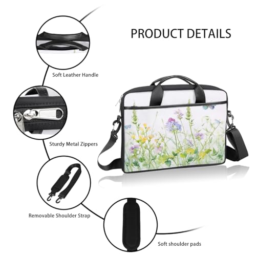 Bolsa para laptop de 15 pulgadas con correa de hombro miniatura 4