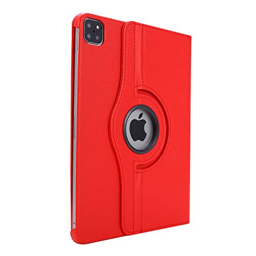 Lobwerk Pokrowiec do Apple iPad Pro 2020 11 cali etui ochronne etui Flip Case obracany o 360° czerwony