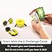 Fat Brain Toys Magshuto Mag-Kit Series 1 Quick Circuit Yellow and Black, Magnetic Trick Shot System, Open-Ended Disc-Launching Skill Challenge for Ages 6 and Up