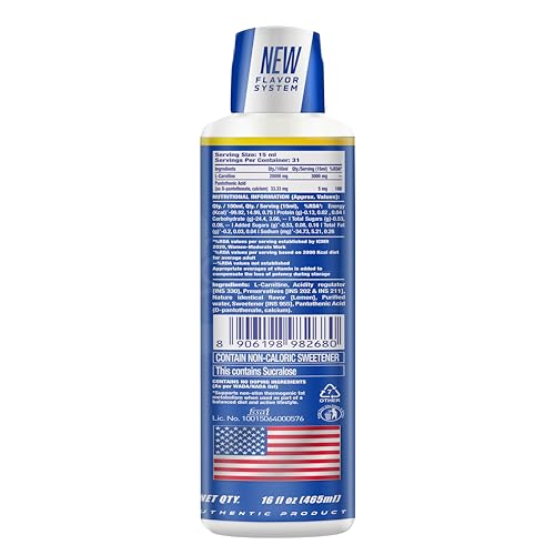 Image of Ronnie Coleman Signature Series L-Carnitine XS 3000mg Liquid, Pink Lemonade (31 Servings, 465ml)