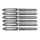 Uni-Ball Vision Elite Stick Micro Point Rollerball Pens, 0.5mm, 6 Black