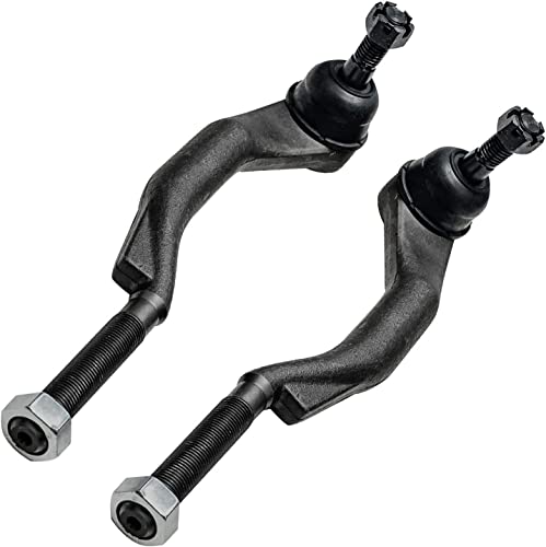 Image of Detroit Axle - 6pc Front End Suspension Kit for Chevy Trailblazer GMC Envoy 2 Lower Control Arms w /Ball Joints 4 Inner & Outer Tie Rod Ends Buick Rainier Isuzu Ascender Replacement [w / 16mm Thread]