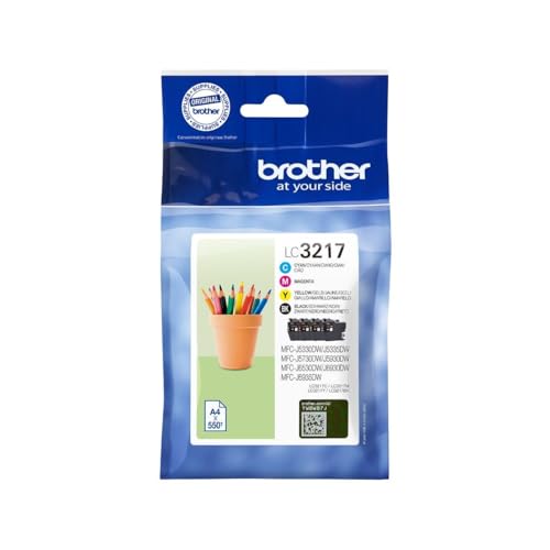 Cartouches Brother LC3217BK LC3217C LC3217M LC3217Y pack de 4