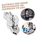 VICASKY Cymbal Stand Holder Adapter Professional Drum Cymbals Mounting Tool Easy Installation Sturdy Design Compatible All Drum Hardware