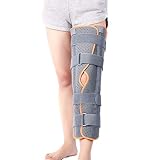 INMOBILIZACIÓN DE LA RODILLA Y LA PIERNA PARA UNA VARIEDAD DE CONDICIONES: Recomendada para esguinces de rodilla, dislocaciones patelares, recuperación postoperatoria y otras lesiones leves a severas de rodilla y pierna.