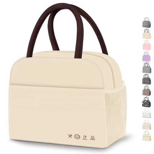 DALINDA Lunch Bag Lunch Box for Women Men, Insulated Lunch Bags Water-Resistant Cute Cooler Lunch Tote Bag, Reusable Large Capacity for Work Travel Picnic by DALINDA - Used condition - US$9.21