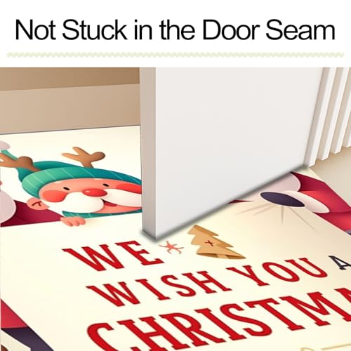 Tapis de Noël lavable pour entrée propre avec chiens - 6