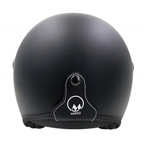 Casque jet Boreal noir mat S, l'élégance sobre à chaque trajet