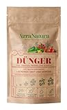 AgraNatura - Gemüsedünger - Hochwertiges - Konzentrat - Pflanzendünger - Bio Dünger für Tomaten, Paprika und Gurken - Düngermischung - Obstdünger - Düngemittel 100g=200L (Leckeres Obst und Gemuse)