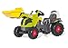 Rolly Toys S2602507 rollyKid CLAAS Elios Trettraktor (für Kinder von 2,5 bis 5 Jahre, mit Frontlader, Überrollbügel, Heckkupplung) 25077