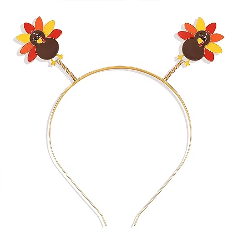 PHALIN Bandeaux d'automne en émail citrouille feuille d'érable Turquie pour femme - Accessoire de cheveux pour fête costumée - Cadeaux (Turquie 1)