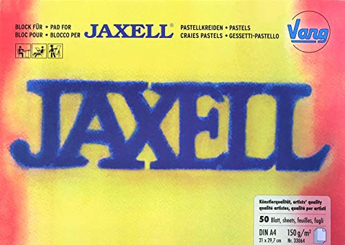 Vang Jaxell 33064 - Block für Pastellkreiden in Künstlerqualität - DIN A4 (21 x 29,7 cm) 150g/m² - 50 Blatt