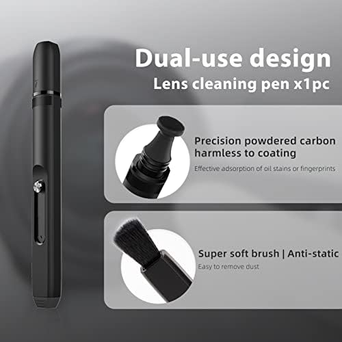 VSGO Camera Cleaning Kit VS-A7E Portable Bottle Tumbler Air Blower Lens Cleaning Pen Cotton Swab Cloth compatible for Canon, Nikon, Pentax, Sony, Samsung, Fuji Optical Lens DSLR Camera