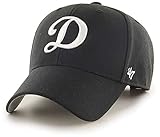 '47 Los Angeles Dodgers D Logo MVP Adjustable Black Hat