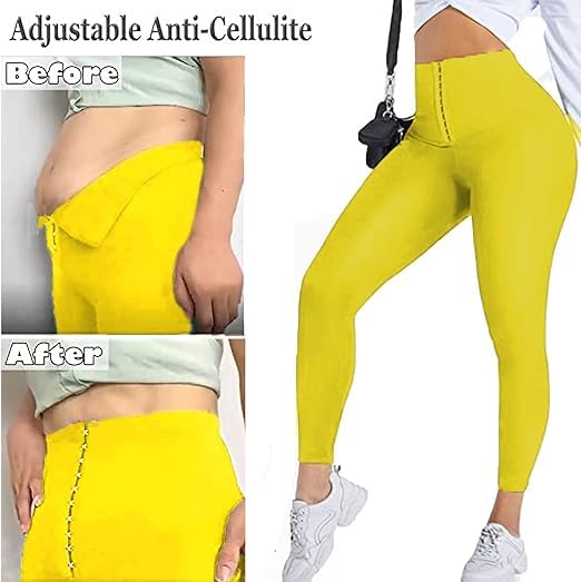 Image of Gym Leggings for Women High Waist, Corset Style Tummy Tucker Shapewear with Hook & Eye Closure for Better Compression, Casual and Gym Wear Multi-Purpose High Waist Trouser