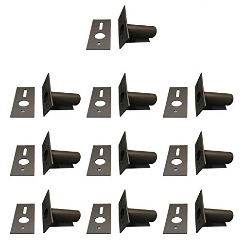 1000LED Slip Fitter Adaptor 10-Pack for Shoebox Lighting, Tenon Adapter for Parking Lot Light Fixture Mounting Brackets Adaptor, Transform The Slip Fitter into Arm Mounts for Pole