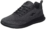 KangaROOS Unisex KL-A Mart Sneaker, Jet Black/Mono, 47 EU