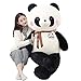 47-B Jouets en Peluche Géants Big Panda, Grand Oreiller en Peluche Hug Oreiller Jouets Doux, Cadeau De Noël (Size : 35inches)