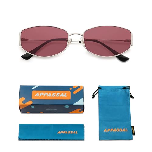 Retro Oval Sunglasses For Women Men Hexagonal Rectangle Metal Frame Sun Glasses AP3625
